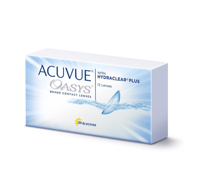 Силикон-гидрогелевые линзы Johnson & Johnson Acuvue Oasys